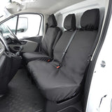 Renault Master Van 2010-2022 Tailored Seat Covers - Three Front Seats No Folding Middle Seat