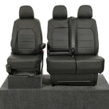 Volkswagen Crafter Van 2006-2017 Leatherette Seat Covers - Front