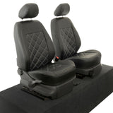 Volkswagen Caddy Van 2004-2020 Leatherette Seat Covers - Front