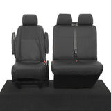 Volkswagen Transporter T6.1 Kombi Van 2019+ Tailored  Seat Covers - Three Front Seats