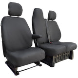 Nissan NV300 Van 2016-2022 Tailored  Seat Covers - Three Front Seats Folding Middle Seat Twin Base Seat
