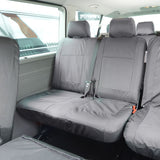 Volkswagen Transporter T5 Shuttle Minibus Van 2004-2015 Tailored  Seat Covers - Rear Twin Seat Second Row