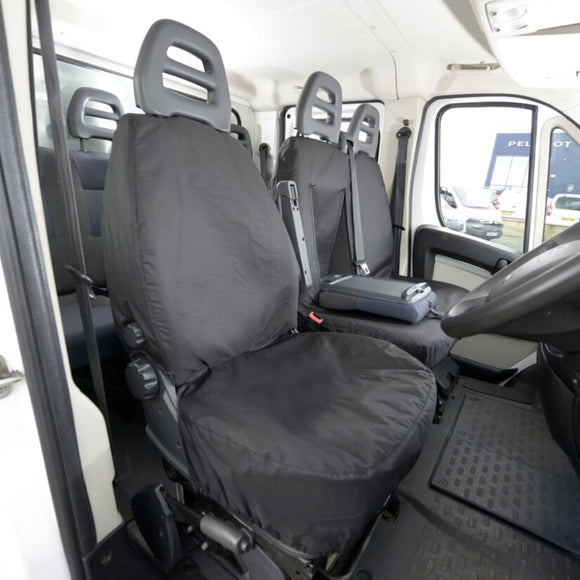 Peugeot Boxer Van  2007-2022 Tailored  Seat Covers - Three Front Seats