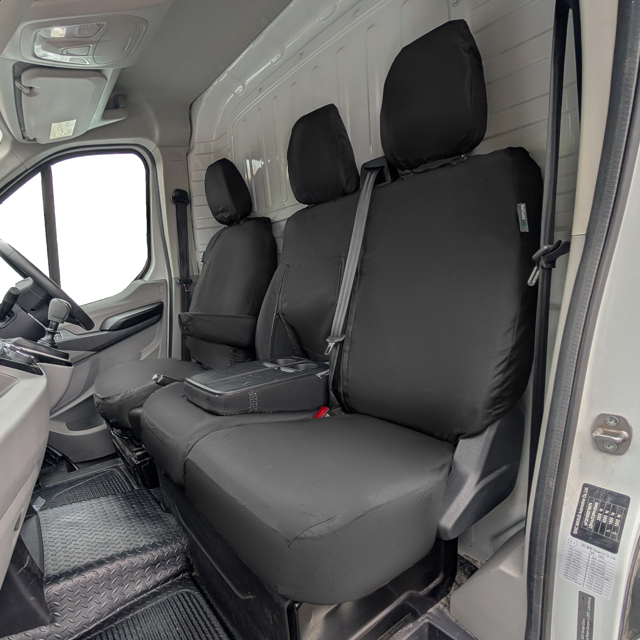 Maxus eDeliver Van 2025+ Tailored Seat Covers Three Front