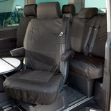 Volkswagen T6 Caravelle 2015-2019 Tailored  Seat Covers - Second Row One Single Seats Left Side