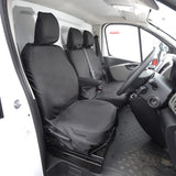 Nissan Interstar Van 2022+ Tailored Seat Covers - Three Front Seats No Folding Middle Seat