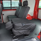 Volkswagen Transporter T5 Shuttle Minibus Van 2004-2015 Tailored  Seat Covers - Rear Three Single  Seat Second Row