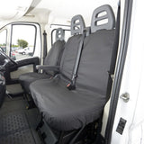 Peugeot Boxer Van  2007-2022 Tailored  Seat Covers - Three Front Seats