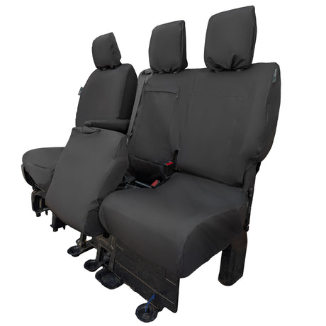 Peugeot Expert Van 2016+ Tailored  Seat Cover - Single Driver & Double Passenger Split Base Seat