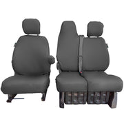 Nissan NV300 Van 2016-2022 Tailored  Seat Covers - Three Front Seats Folding Middle Seat Twin Base Seat