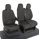 Nissan NV300 Van 2016-2022 Tailored  Seat Covers - Three Front Seats Folding Middle Seat Twin Base Seat