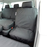 Volkswagen Transporter T5 Shuttle Minibus 2004-2015 Tailored  Seat Covers - Rear Single Seat Second Row