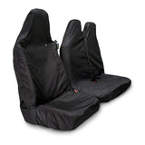 Single Drivers & Double Passenger Van Seat Cover Universal & Waterproof Airbag Compatible