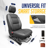 Seat Covers Driver & Passenger Semi-Tailored Leatherette Waterproof & Airbag Compatible