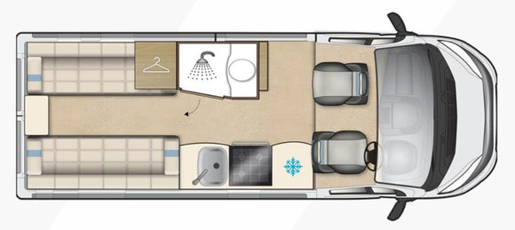 Fiat Ducato Warwick Duo Devon 2017+ Dwelling Mats