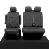 Volkswagen Transporter T6.1 Kombi Van 2019+ Leatherette Seat Covers - Front