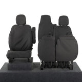 Nissan NV300 Van 2016-2022 Tailored  Seat Covers - Three Front Seats Folding Middle Seat Twin Base Seat