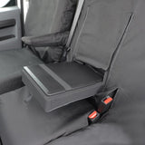 Toyota ProAce Van  2016+ Tailored  Seat Covers - Three Front Seats With Work Tray