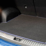 Mercedes E-Class Estate 2010-2016 Boot Mat // Black Grand, Blue Trim