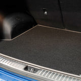 Kia Rio 2017+ Boot mat // Black Grand, Grey Trim