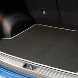 MINI Countryman (F60) 2017-2024 Upper Boot Mat // Black Grand, White Trim