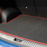 MINI 2006-2014 (R56) Boot Mat // Black Motor, Red Trim