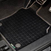 BMW X3 G45 2024+ Car Mats // Black Off Road Rubber, Black Trim, No Heelpad