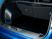 Skoda Enyaq (Not Coupe) 2021+ Upper Boot Mat // Black Off Road Rubber, Black Trim