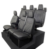 Ford Transit Custom 2013-2024 Leatherette Seat Covers - Front & Rear Bench