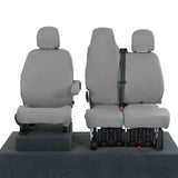 Nissan NV300 Van 2016-2022 Tailored  Seat Covers - Three Front Seats Folding Middle Seat Twin Base Seat