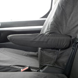 Toyota ProAce Van  2016-2022 Tailored  Seat Covers - Three Front Seats Single Base Passenger Seat