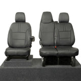 Vauxhall Vivaro Sportive Van 2014-2019 Leatherette Seat Covers - Three Front Seats Folding Middle Seat