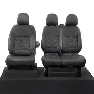 Vauxhall Vivaro Van 2014-2019 Leatherette Seat Covers - Front