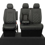 Mercedes Sprinter Van 2006-2018 Leatherette Seat Covers - Front