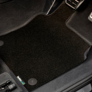 Ford Transit MK9 Automatic Gear Box Van 2019+ Van Mats // Black Super, Black Trim