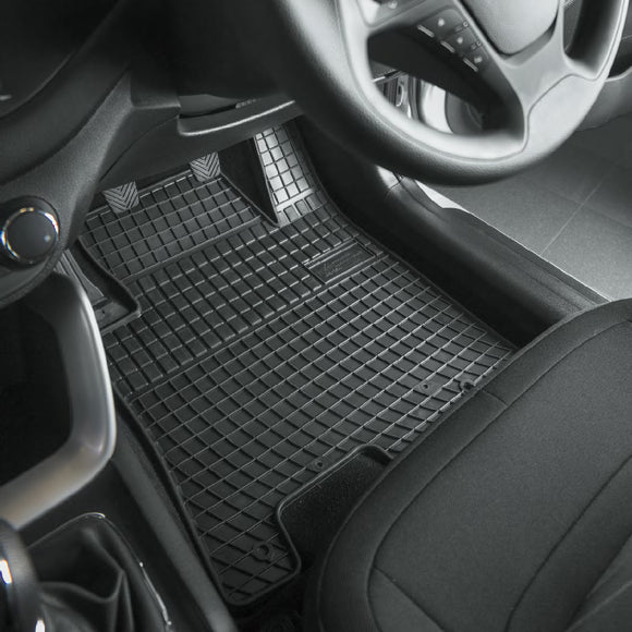 Ford Transit MK8 Crew Cab Van 2016+ Moulded Rubber Van Mats (driver side holes off set)